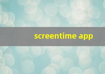 screentime app